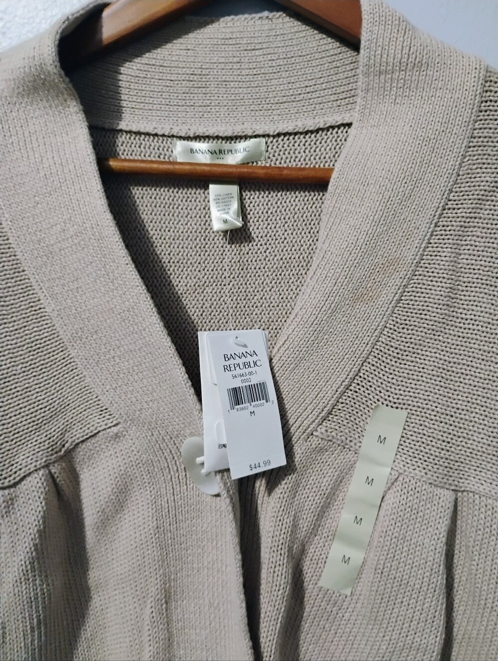 Banana Republic Beige Knit Cardigan - Neutral Beige